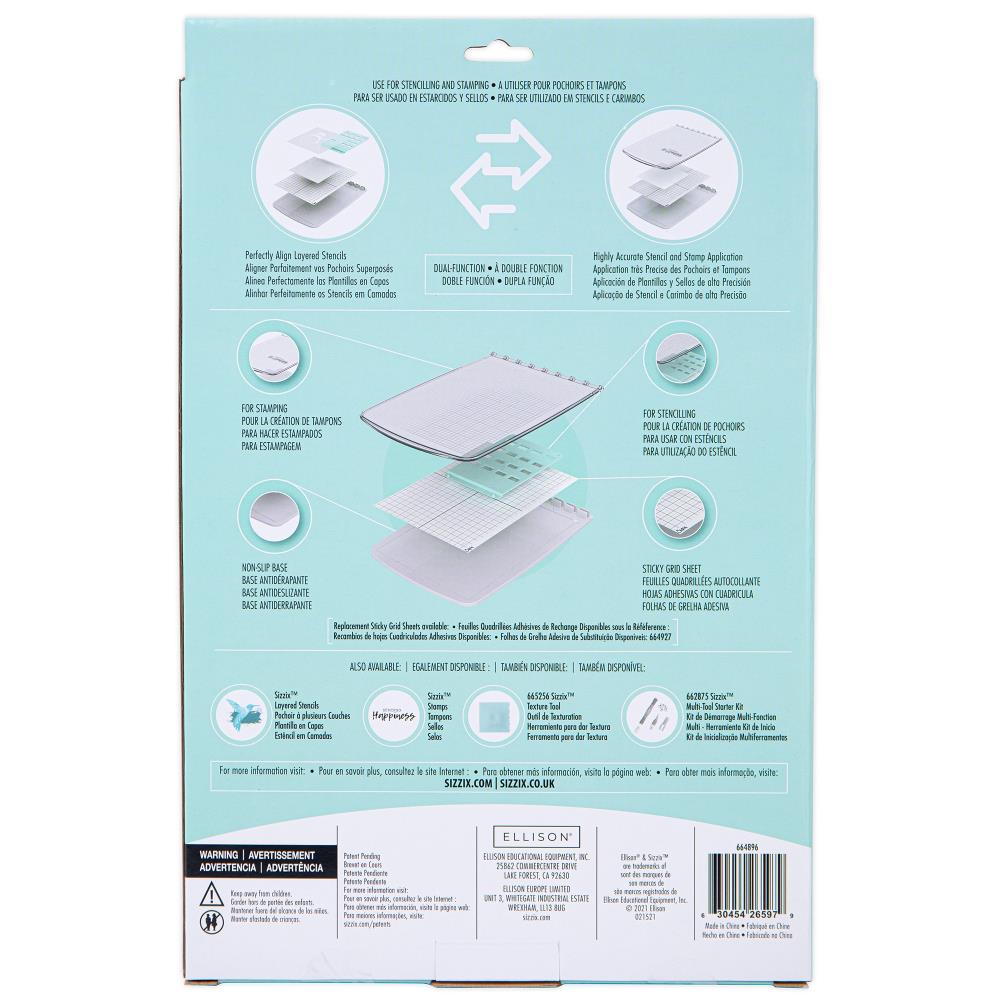 SIZZIX STENCIL AND STAMP TOOL
