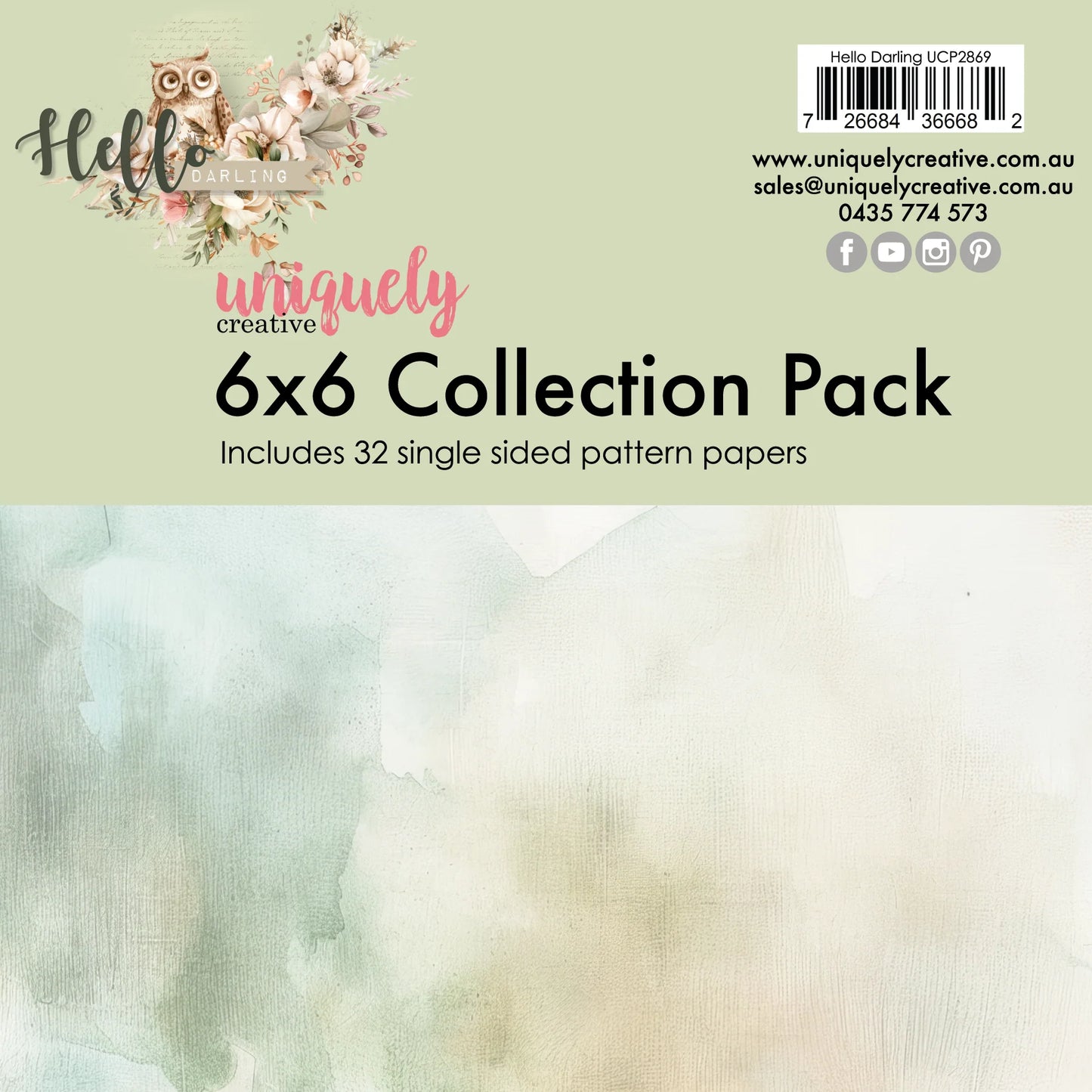 HELLO DARLING 6" x 6" COLLECTION PACK