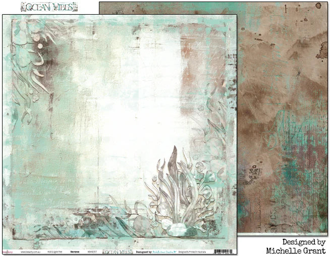 OCEAN VIBES 12" X 12" COLLECTION PACK - BEE ARTY