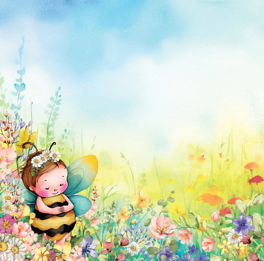CUTE AS CAN BEE 12" X 12" MINI PAPER COLLECTION PACK - BEE ARTY