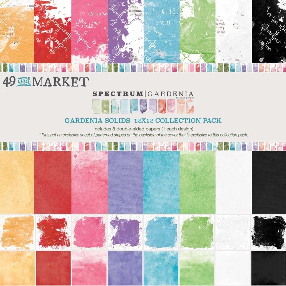 SPECTRUM GARDENIA SOLIDS 12" X 12" COLLECTION PACK - 49 AND MARKET