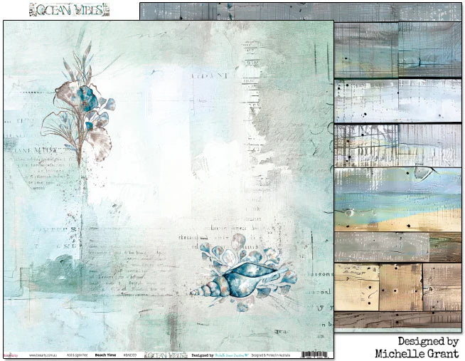 OCEAN VIBES 12" X 12" COLLECTION PACK - BEE ARTY