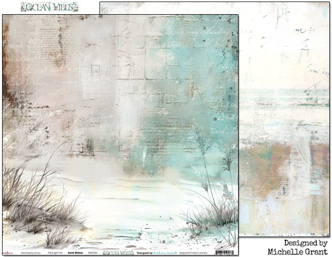 OCEAN VIBES 12" X 12" COLLECTION PACK - BEE ARTY
