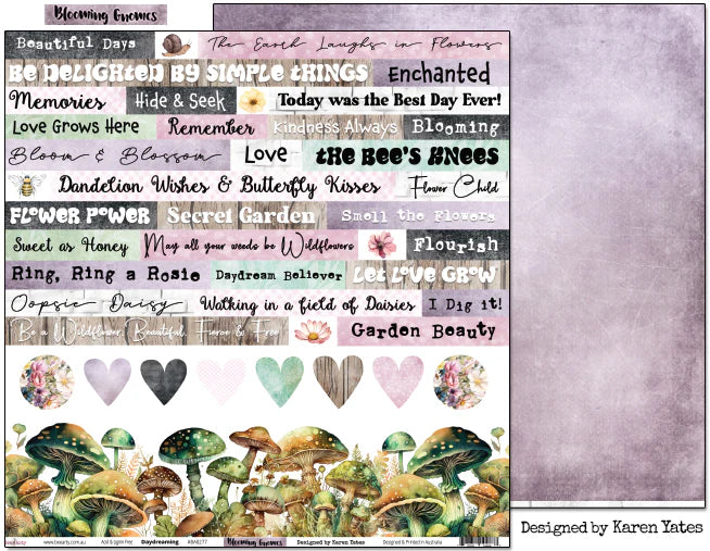 BLOOMING GNOMES 12" X 12" COLLECTION PACK - BEE ARTY