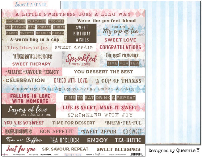 SWEET AFFAIR 12" X 12" COLLECTION PACK - BEE ARTY
