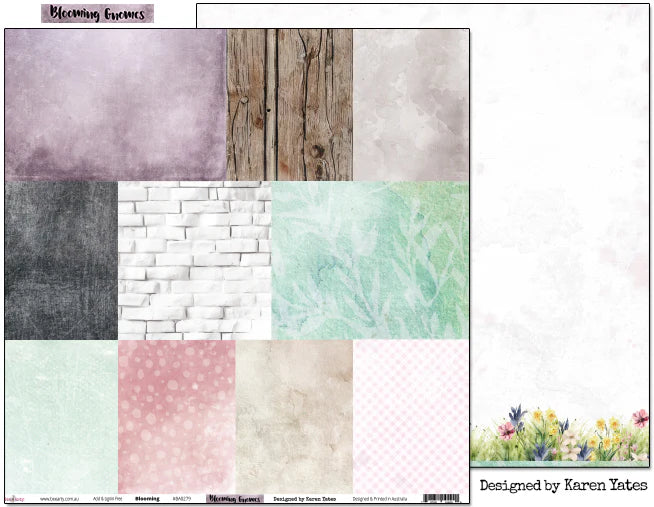 BLOOMING GNOMES 12" X 12" COLLECTION PACK - BEE ARTY