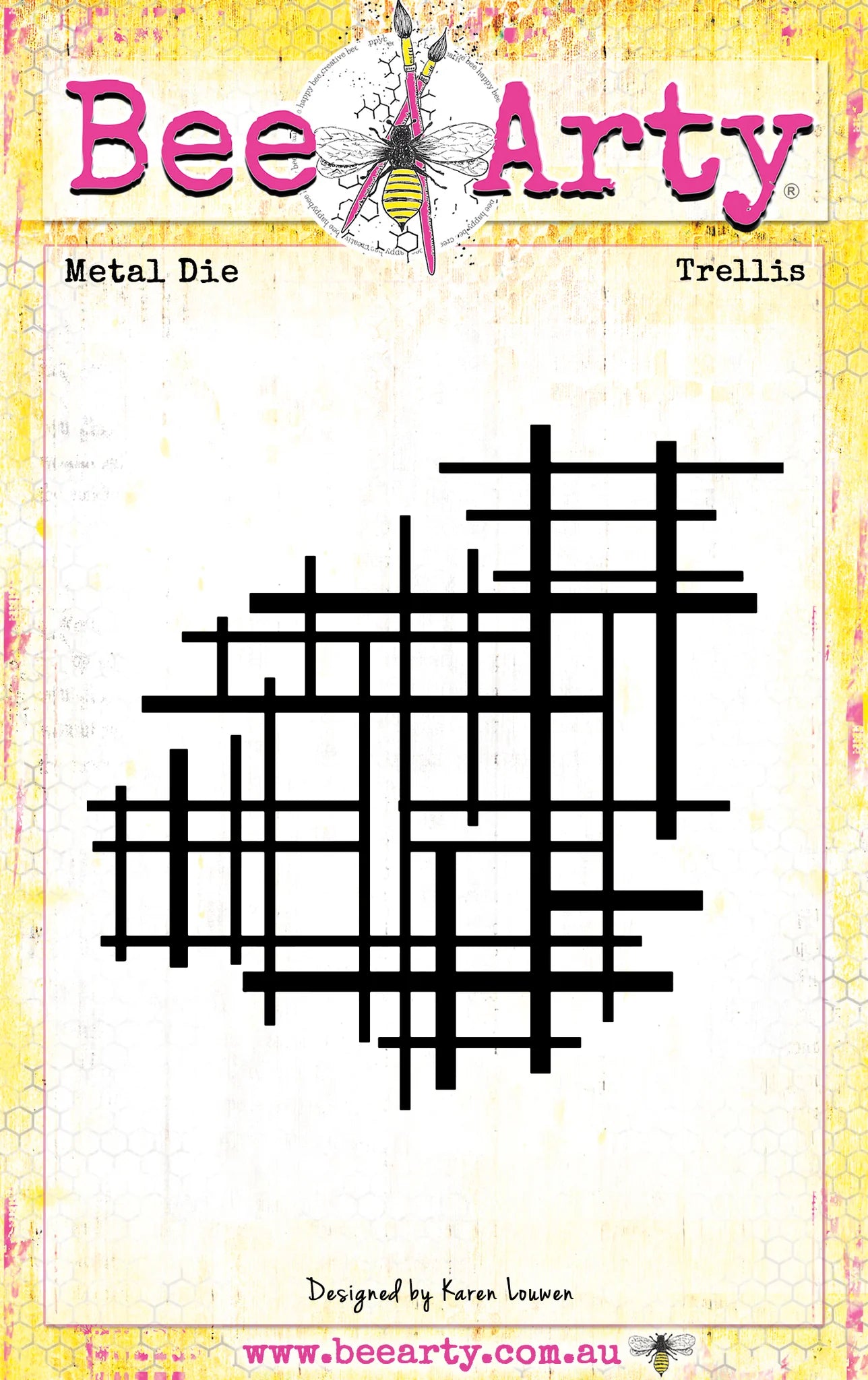 TRELLIS DIE BY BEE ARTY