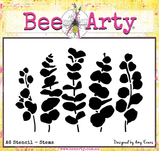 STEMS A6 STENCIL BY BEE ARTY