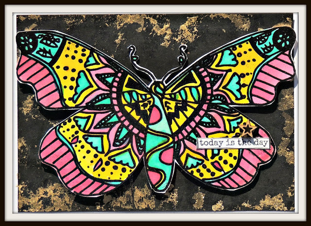 SERENDIPITY BUTTERFLY STAMP SET - BEE ARTY