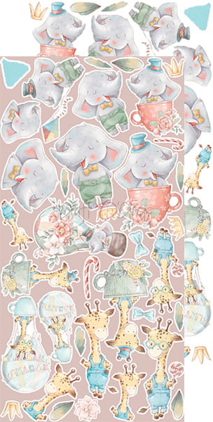 SAFARI FRIENDS EXTRAS SET - BOY - BY CRAFT O'CLOCK