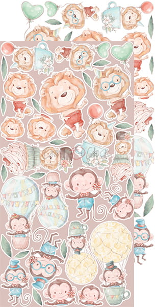 SAFARI FRIENDS EXTRAS SET - BOY - BY CRAFT O'CLOCK