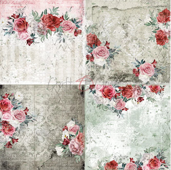 VINTAGE LOVE CARDMAKING/SCRAPBOOKING PRODUCTS PACK