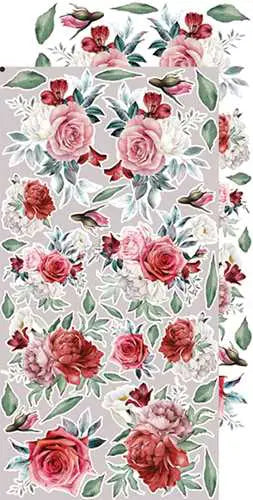 VINTAGE LOVE EXTRAS SET - FLOWERS - BY CRAFT O'CLOCK