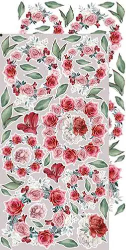 VINTAGE LOVE EXTRAS SET - FLOWERS - BY CRAFT O'CLOCK
