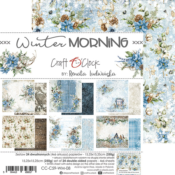 WINTER MORNING CARDMAKING/SCRAPBOOKING PRODUCTS PACK