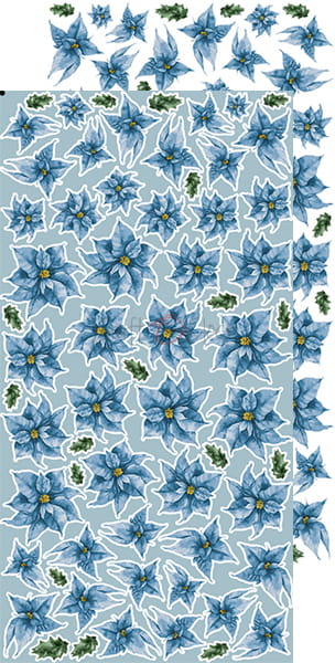 WINTER MORNING - FLOWERS - EXTRAS SET BY CRAFT O'CLOCK