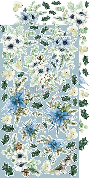 WINTER MORNING - FLOWERS - EXTRAS SET BY CRAFT O'CLOCK