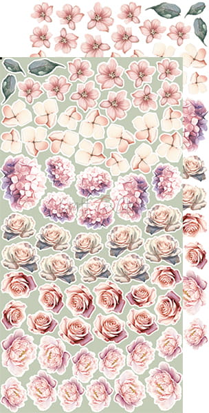 FELICIA EXTRAS MINI SET - FLOWERS - BY CRAFT O'CLOCK