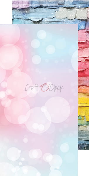 UNICORN SWEET SET OF BASIC PAPERS - CRAFT O'CLOCK