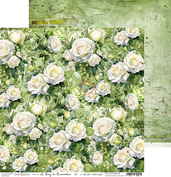 A DAY TO REMEMBER 12" X 12" SET OF PAPERS