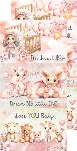 GIRL & CURL - FLOWERS & MY FIRST YEAR - EXTRAS SET BY CRAFT O'CLOCK