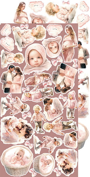 GIRL & CURL - BABY GIRL - EXTRAS SET BY CRAFT O'CLOCK