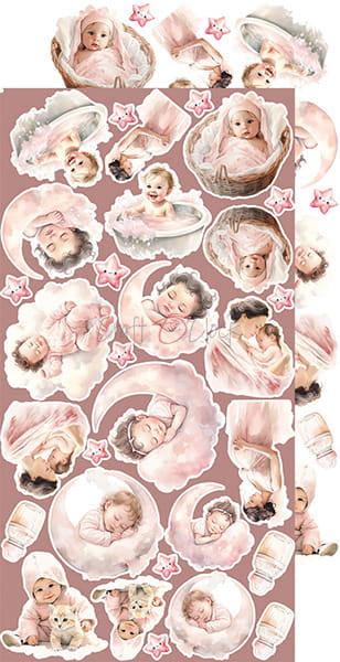 GIRL & CURL - BABY GIRL - EXTRAS SET BY CRAFT O'CLOCK