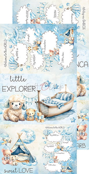 BOY & TOY - FLOWERS & MY FIRST YEAR - EXTRAS SET BY CRAFT O'CLOCK
