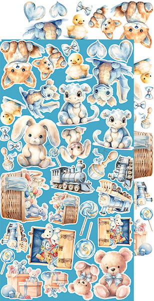 BOY & TOY - BABY BOY - EXTRAS SET BY CRAFT O'CLOCK