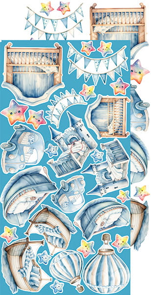 BOY & TOY - BABY BOY - EXTRAS SET BY CRAFT O'CLOCK