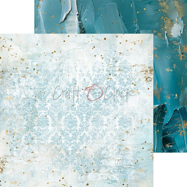 SOULFLOWERS 8" X 8" MINI SET OF BASIC PAPERS - CRAFT O'CLOCK