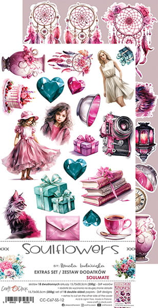 SOULFLOWERS - SOULMATE - EXTRAS SET BY CRAFT O'CLOCK