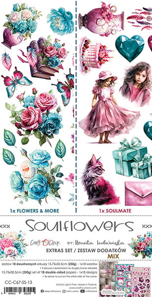 SOULFLOWERS - MIXED EXTRAS SET BY CRAFT O'CLOCK