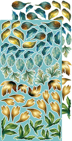 SUNSET MOOD EXTRAS SHEET #7 - FLOWERS & MORE - BY CRAFT O'CLOCK