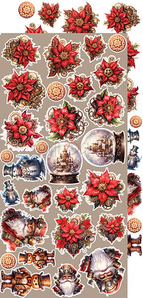 CHRISTMAS EVERYWHERE - CHRISTMAS - EXTRAS SET BY CRAFT O'CLOCK