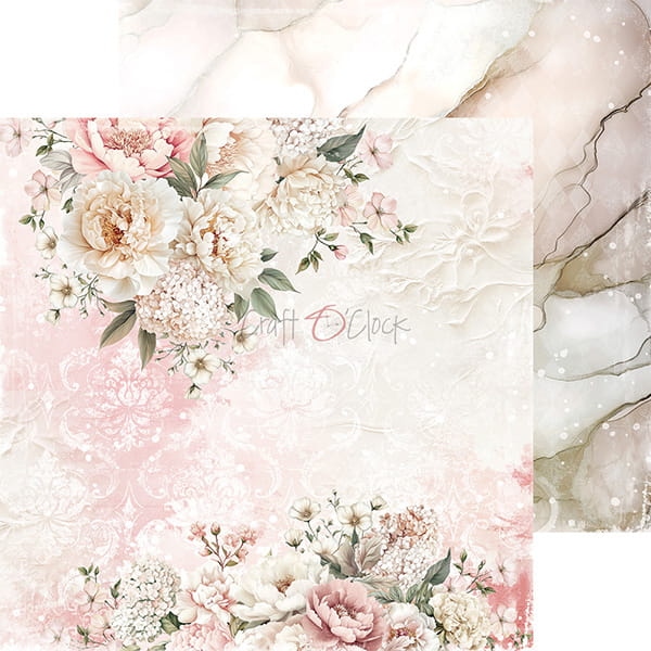 ROSE EMOTIONS 8" X 8" MINI SET OF PAPERS - CRAFT O'CLOCK