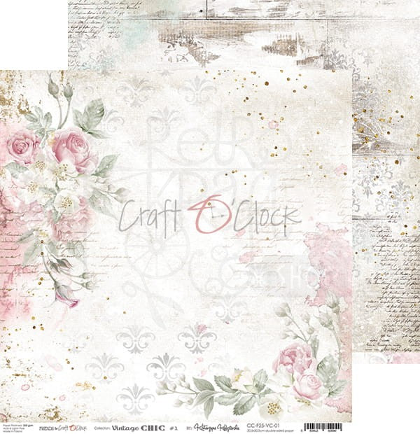 VINTAGE CHIC CARDMAKING/SCRAPBOOKING PRODUCTS PACK