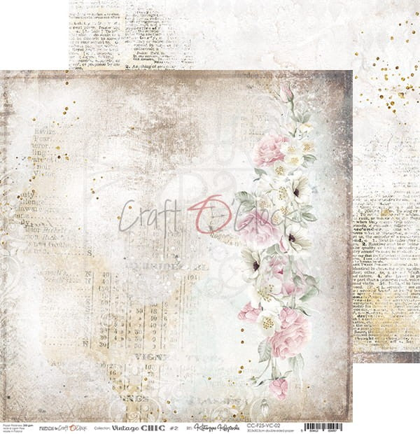VINTAGE CHIC CARDMAKING/SCRAPBOOKING PRODUCTS PACK