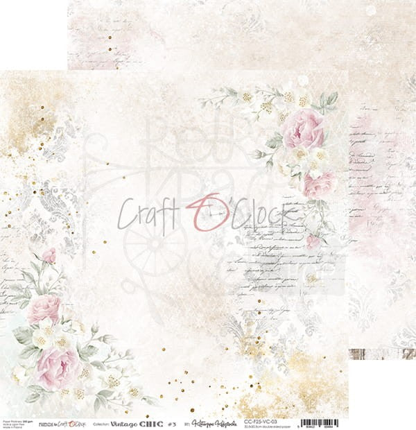 VINTAGE CHIC CARDMAKING/SCRAPBOOKING PRODUCTS PACK