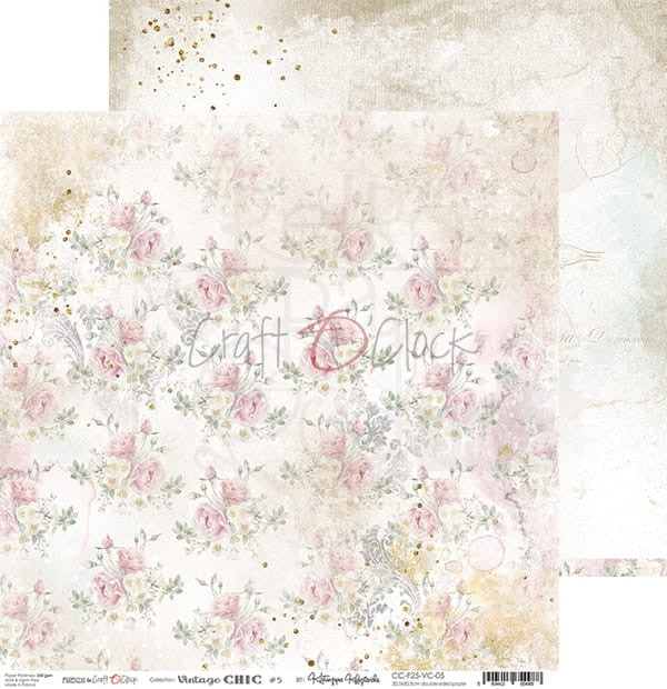 VINTAGE CHIC CARDMAKING/SCRAPBOOKING PRODUCTS PACK