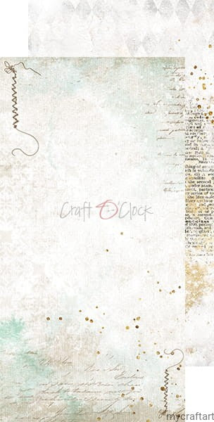 VINTAGE CHIC SET OF BASIC PAPERS - CRAFT O'CLOCK