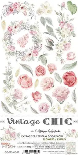 VINTAGE CHIC CARDMAKING/SCRAPBOOKING PRODUCTS PACK