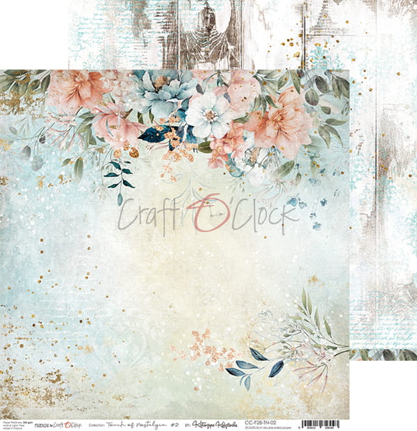 TOUCH OF NOSTALGIA 12" X 12" SET OF PAPERS - CRAFT O'CLOCK