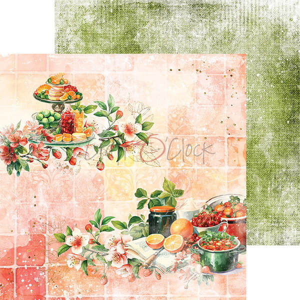 KITCHEN MODE 8" X 8" MINI SET OF PAPERS - CRAFT O'CLOCK