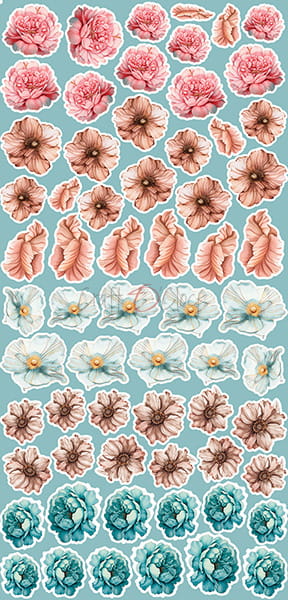 VINTAGE SONATA - FLOWERS & MORE - EXTRAS SET BY CRAFT O'CLOCK
