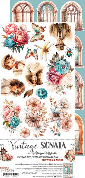 VINTAGE SONATA - FLOWERS & MORE  - EXTRAS SET BY CRAFT O'CLOCK