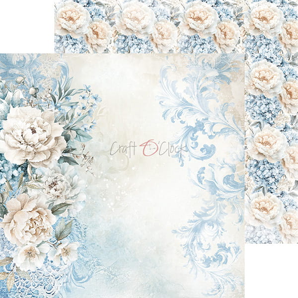 SOMETHING BLUE 8" X 8" MINI SET OF PAPERS - CRAFT O'CLOCK