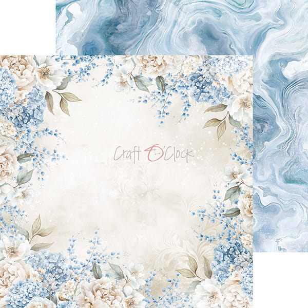 SOMETHING BLUE 8" X 8" MINI SET OF PAPERS - CRAFT O'CLOCK