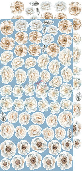 SOMETHING BLUE - FLOWERS & MORE  - EXTRAS SET BY CRAFT O'CLOCK