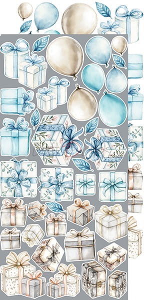 SOMETHING BLUE - SOMETHING - EXTRAS SET BY CRAFT O'CLOCK